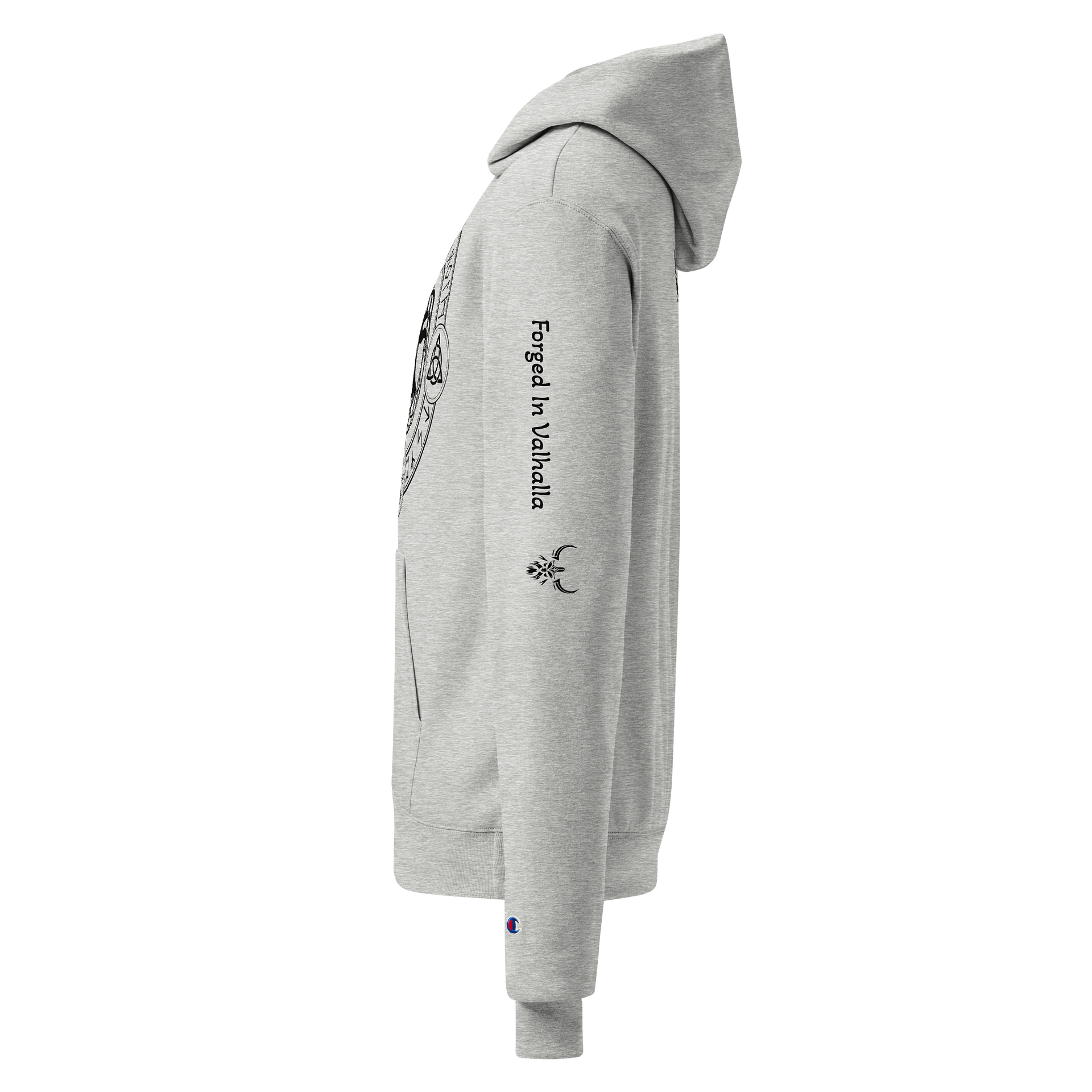 Forged In Valhalla: World Tree & Runes Hoodie product image (3)