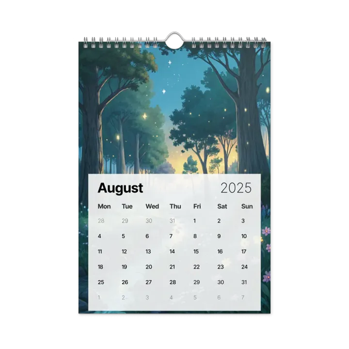MAGICAL ANIME SEASONS WALL CALENDAR 2025 product image (2)