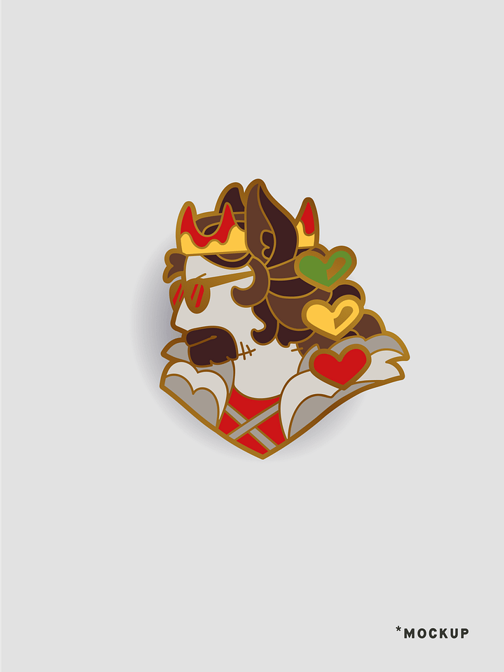 *PREORDER* Rendog - Hard Enamel Pin product image (2)