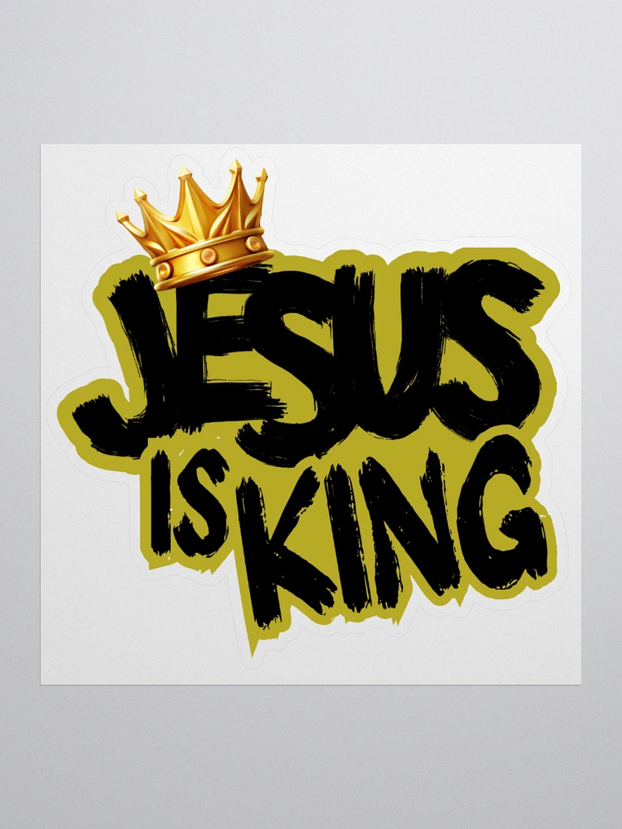 Jesus Is King Graffiti Sticker product image (2)