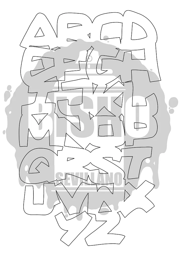 GRAFFITI ALPHABET - BLOCKBUSTER product image (1)
