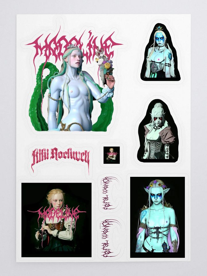 'Madeline' Sea Nymph Stickers product image (1)