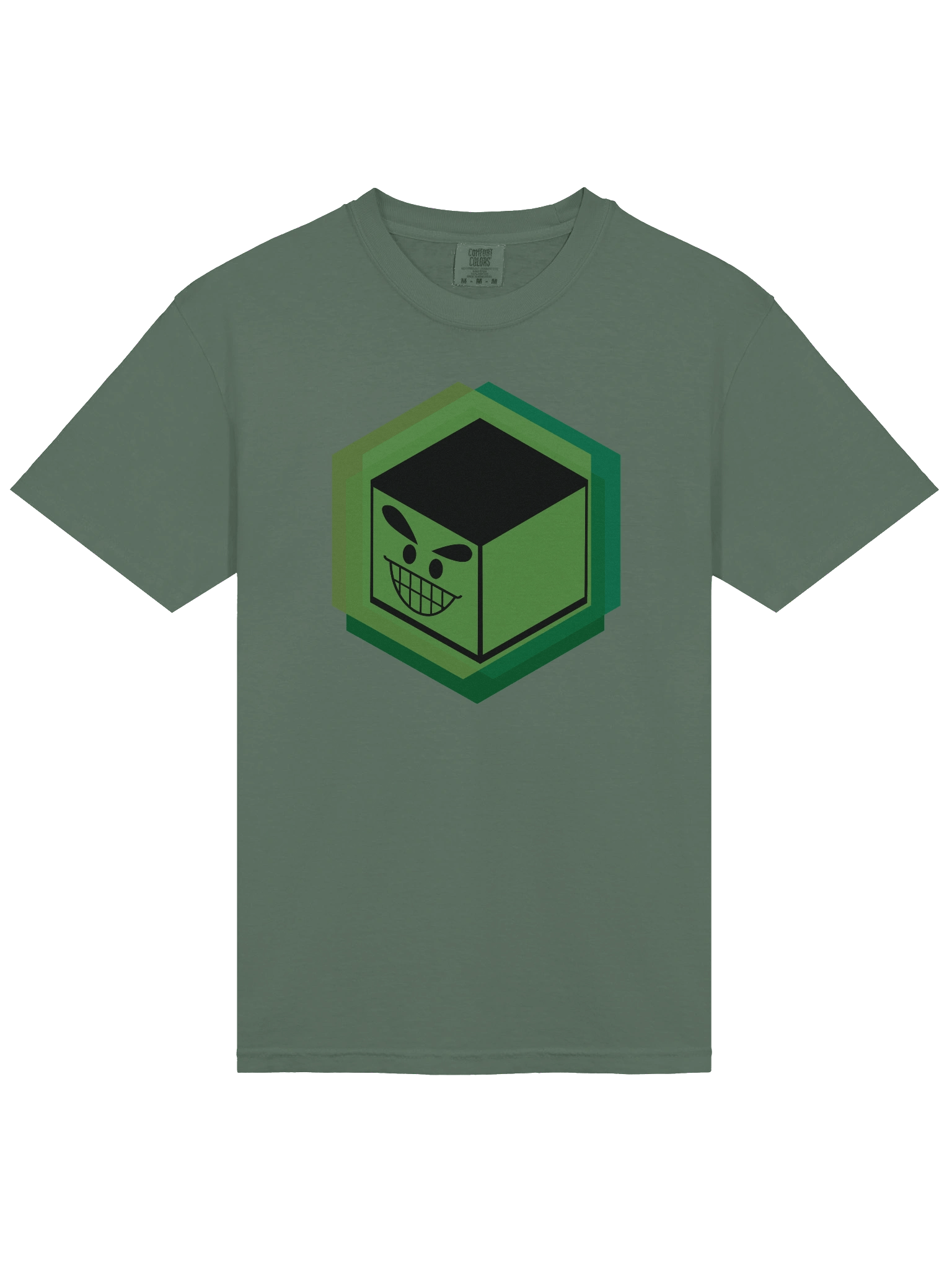 legally distinct cube man tee - leaf product image (3)