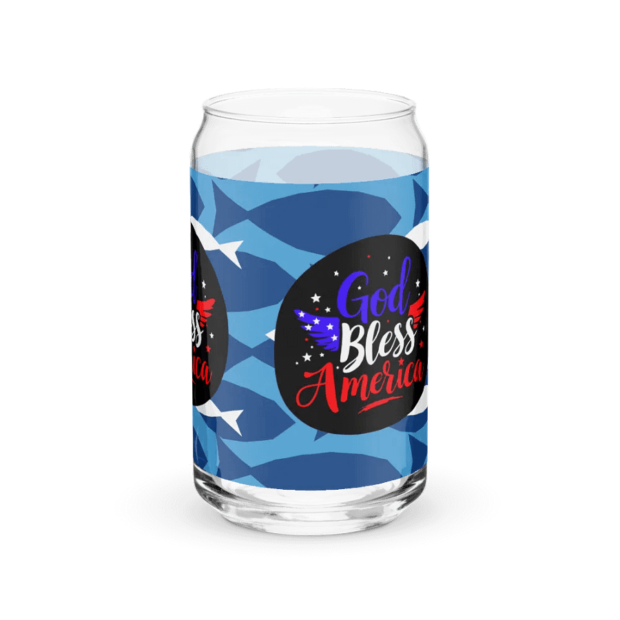 Can-Shaped Glass: God Bless America product image (7)