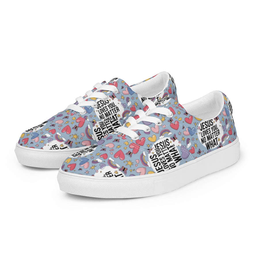 Divine Love Lace-Up Canvas Shoes product image (8)