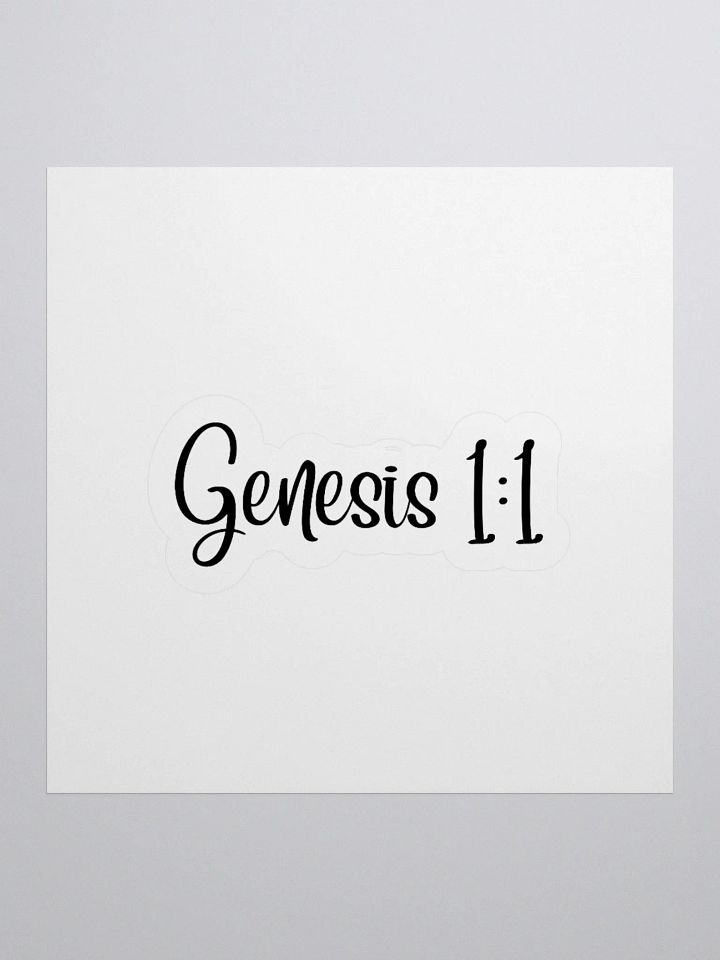 Genesis 1:1 product image (1)
