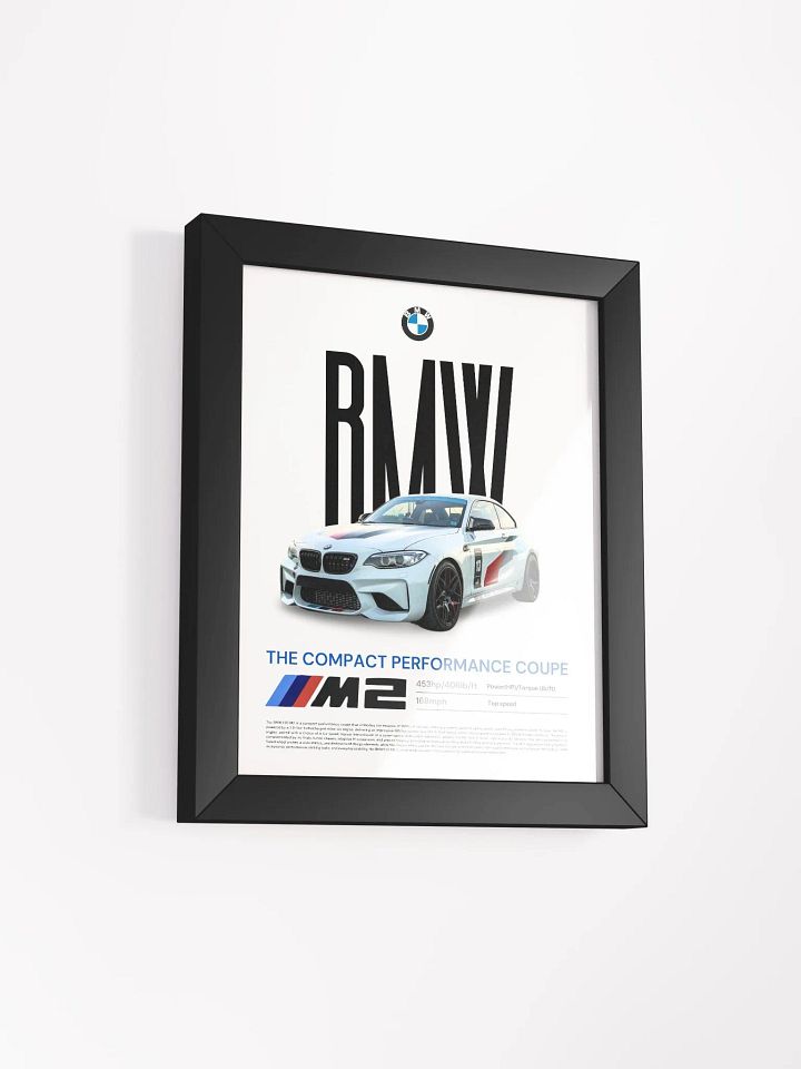 BMW F87 M2 FRAMED POSTER product image (2)