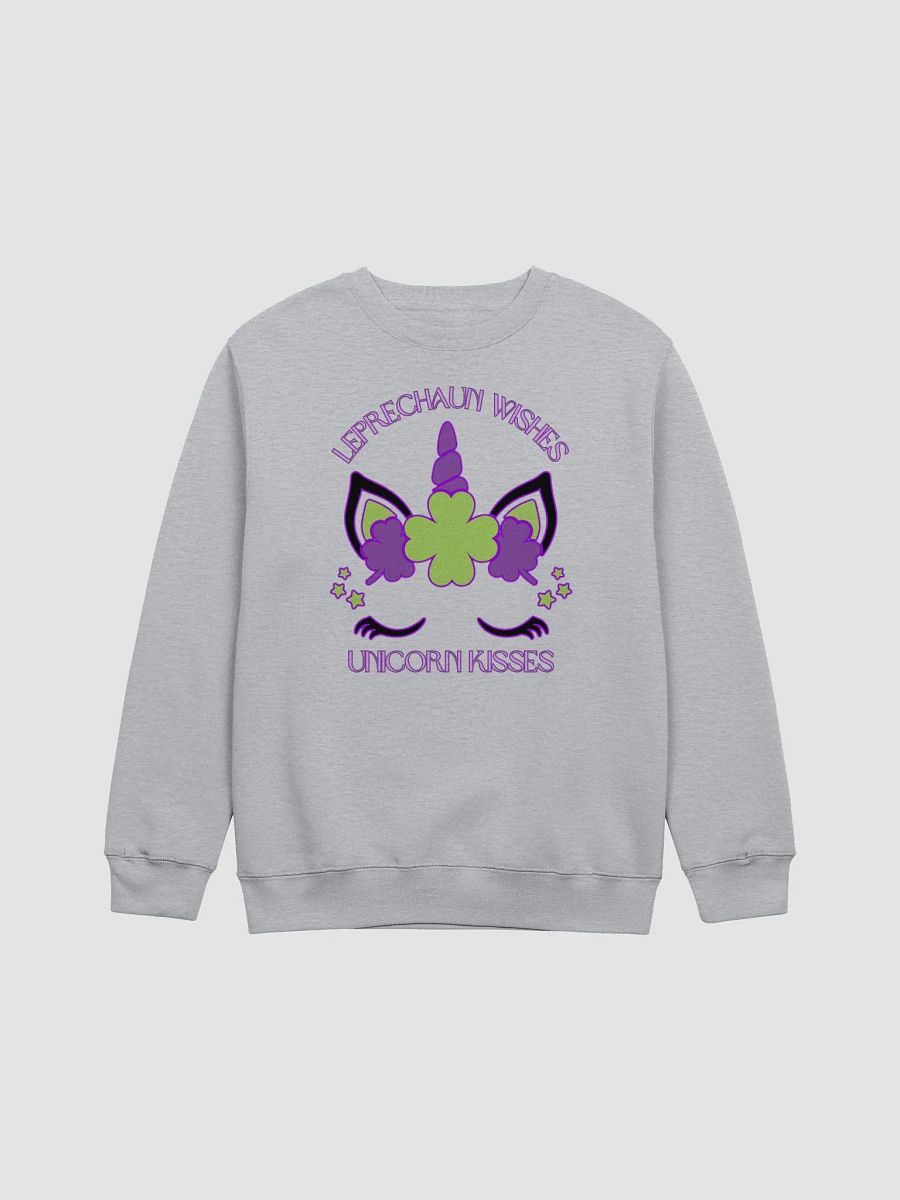 Leprechaun Wishes & Unicorn Kisses Premium Crewneck Sweatshirt product image (5)