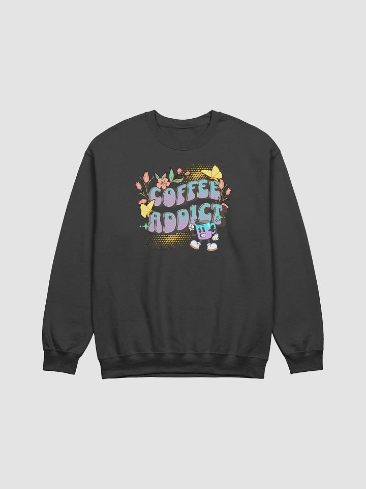 Coffee Addict Mascot Mug Whimsical Crewneck product image (5)