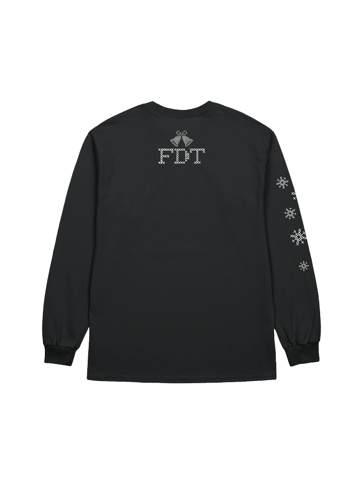 All I Want For Christmas Cross-Stitch Long Sleeve Tee product image (2)