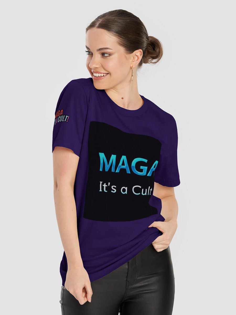 Anti MAGA Logo Blue/Black High Quality T-shirts - Unisex Favorite product image (8)