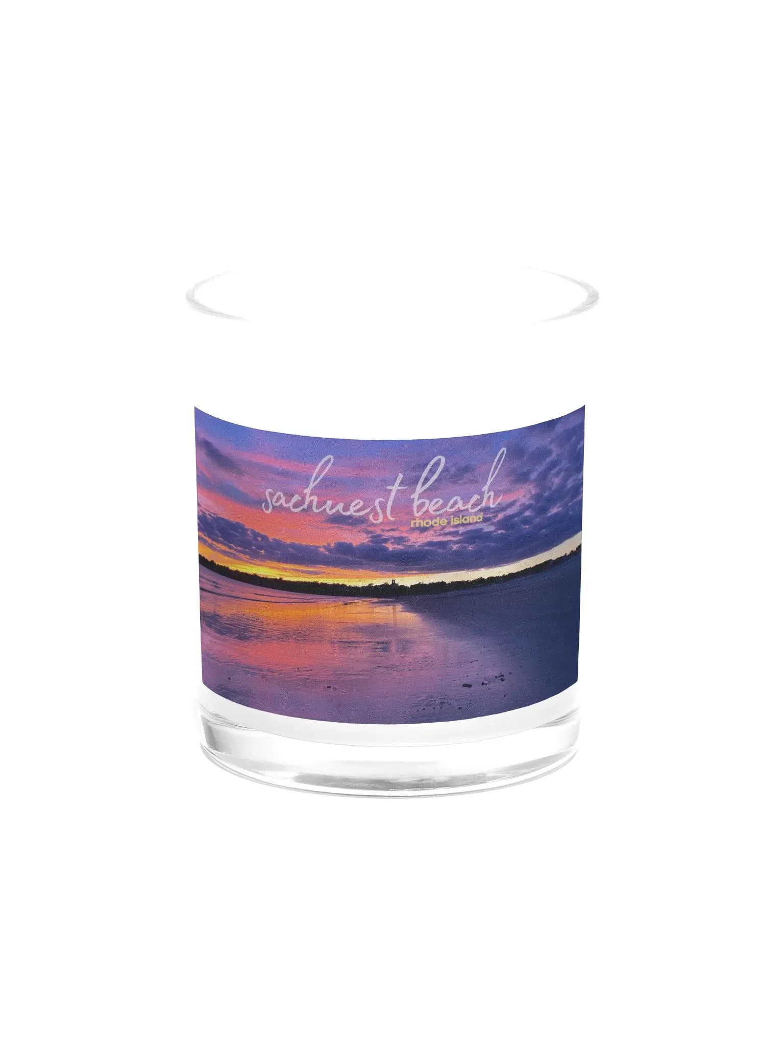 The Ocean State Series: Sachuest Sunset Soy Candle (unscented) product image (1)