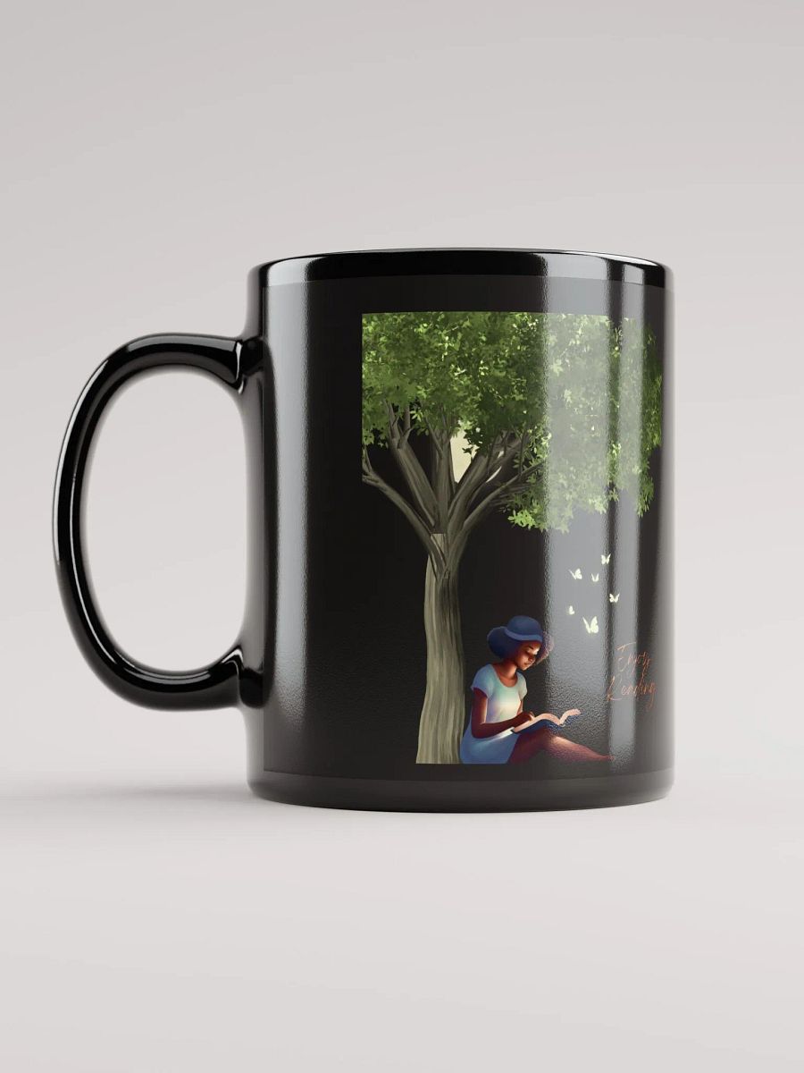 Summertime Reading By The Moon Black Mug product image (11)