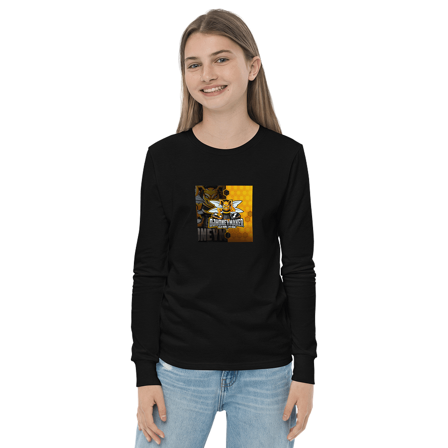 Logo With Texture Youth Long Sleeve T-Shirt product image (8)