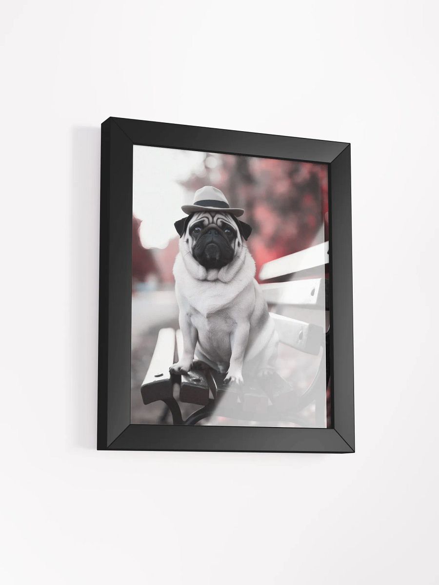 Autumn Pug - Framed Matte Poster product image (3)