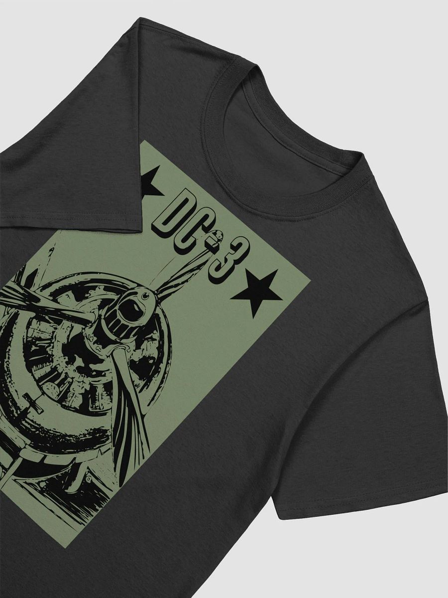 Dakota DC-3 Army Green & Black Unisex Softstyle T-shirt product image (3)