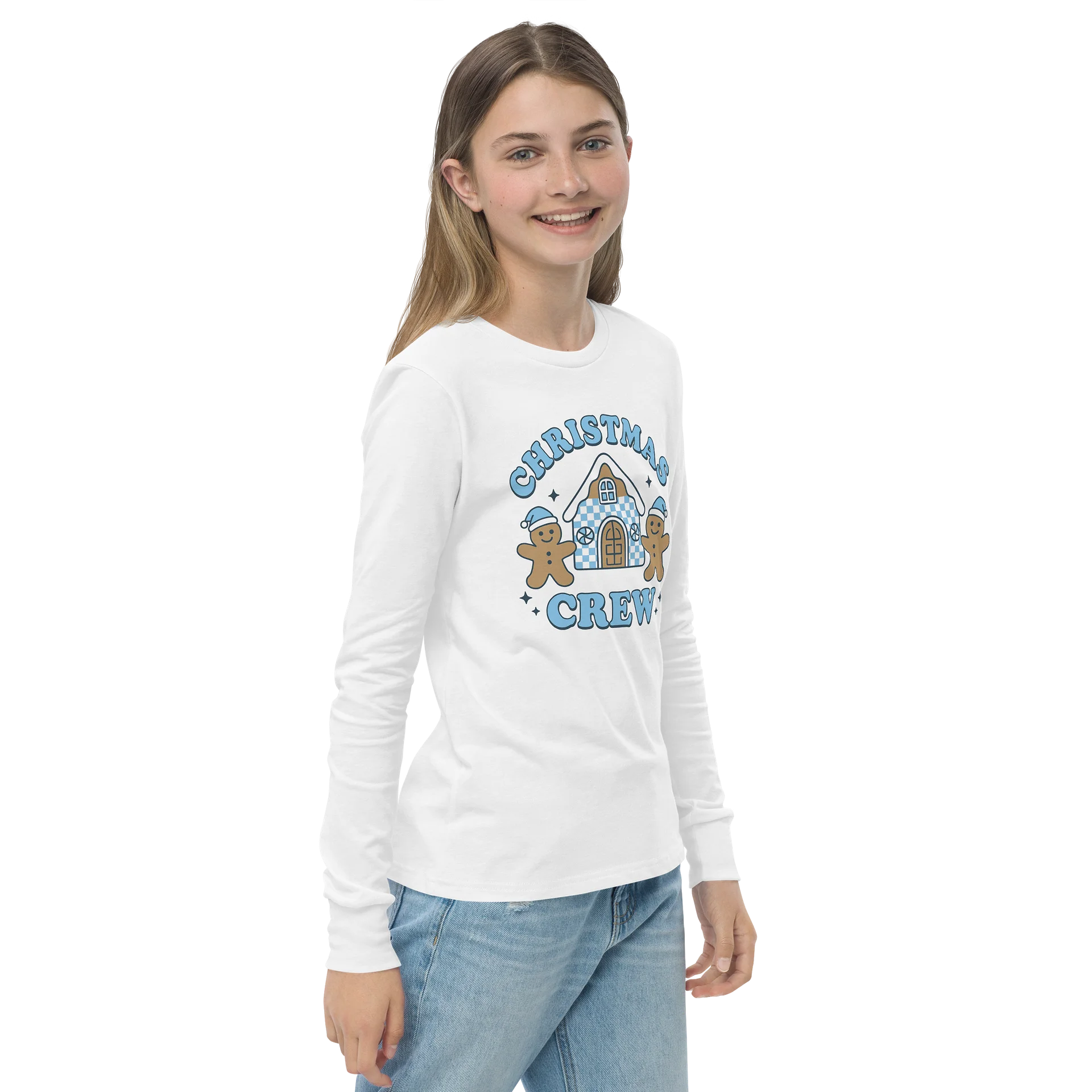 Christmas Crew Youth Long Sleeve Tee product image (4)