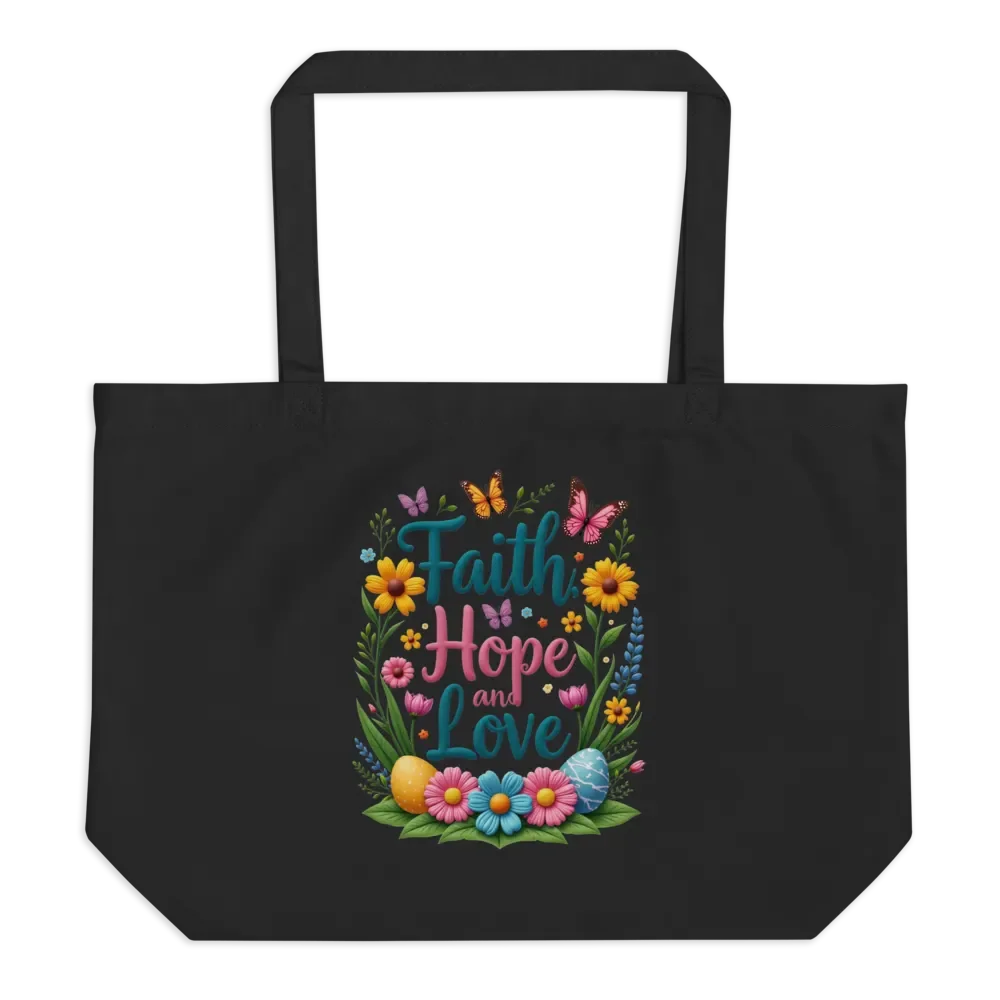 Faith Hope and Love Organic Tote product image (1)