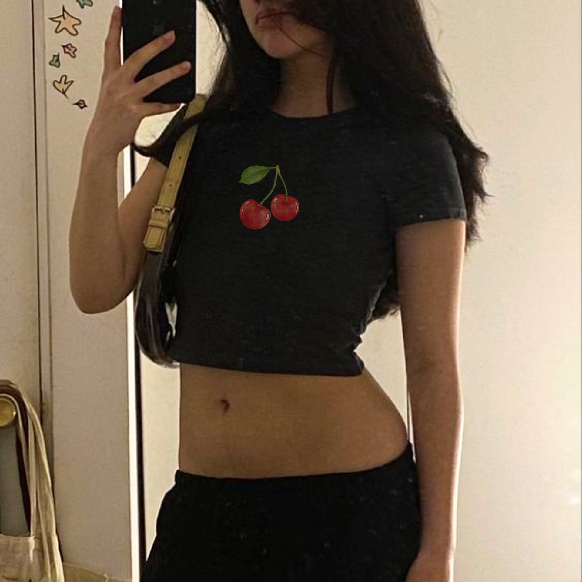Cheeky Cherry Baby Tee product image (5)