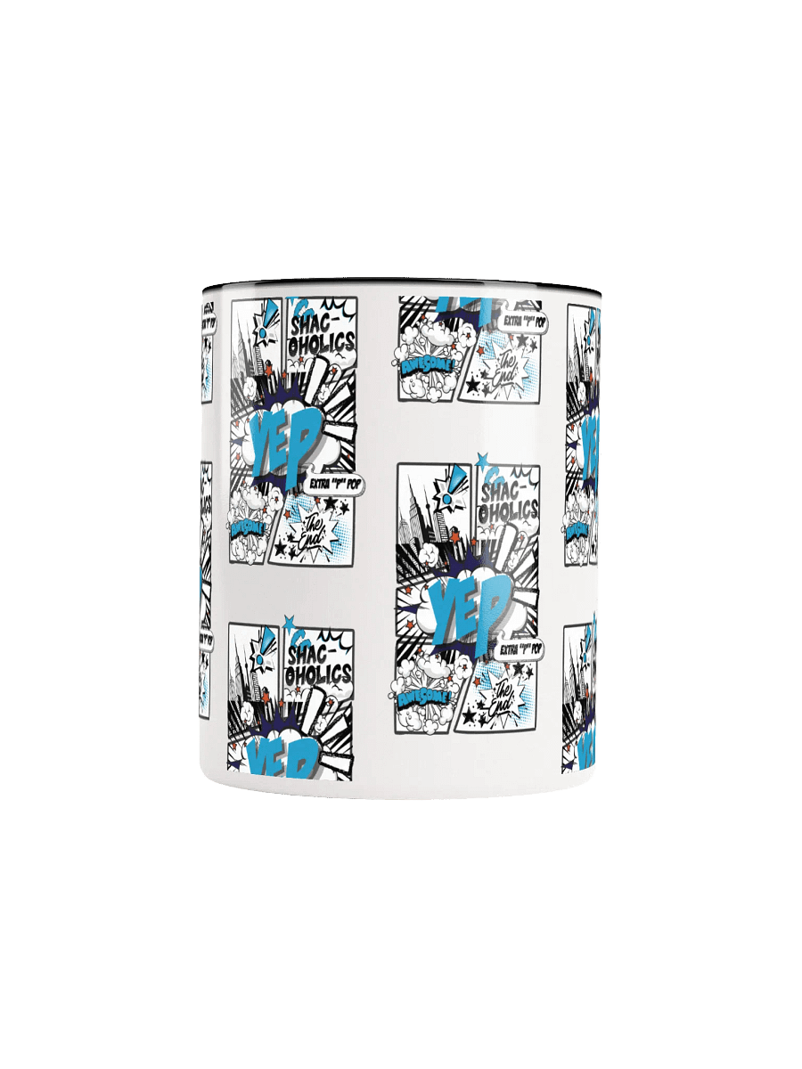 Shac-oholics Comic Blast Mug - Blue 