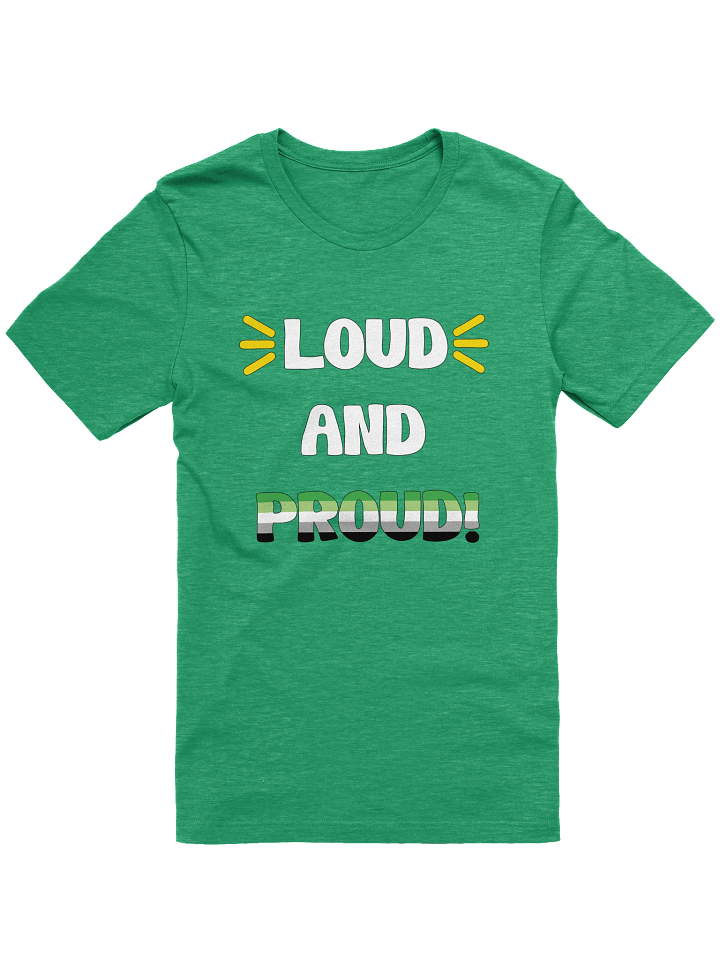Loud and Proud Aromantic T-Shirt product image (4)