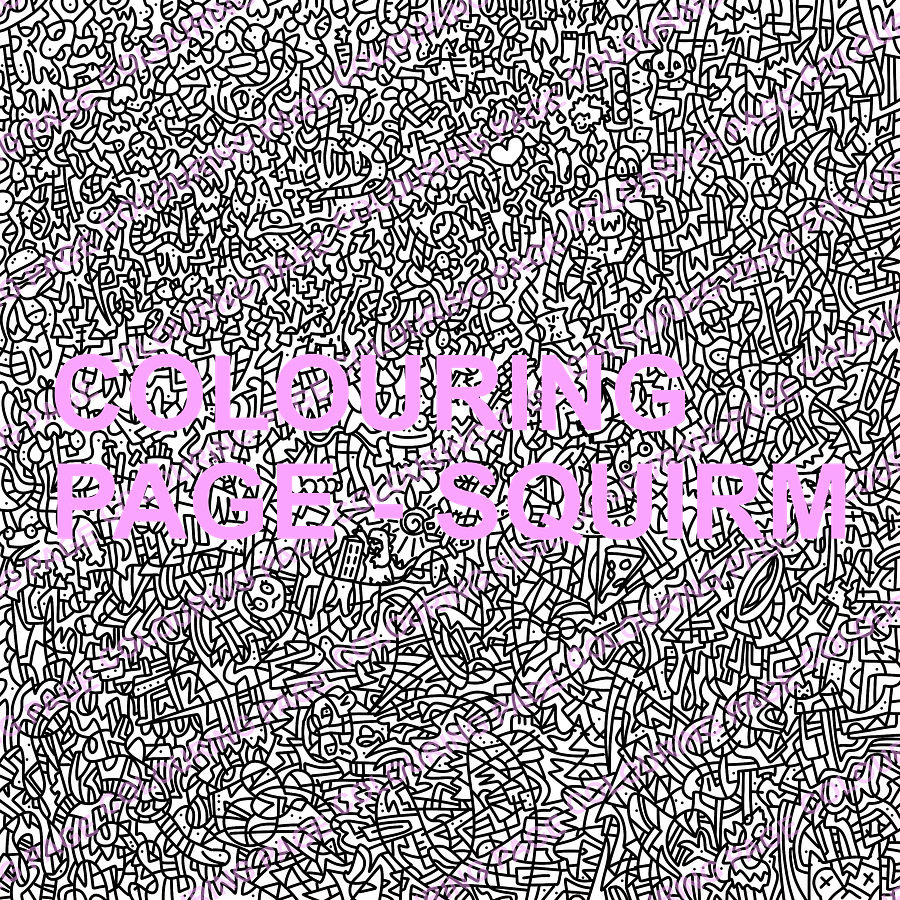 squirm - digital colouring page product image (1)