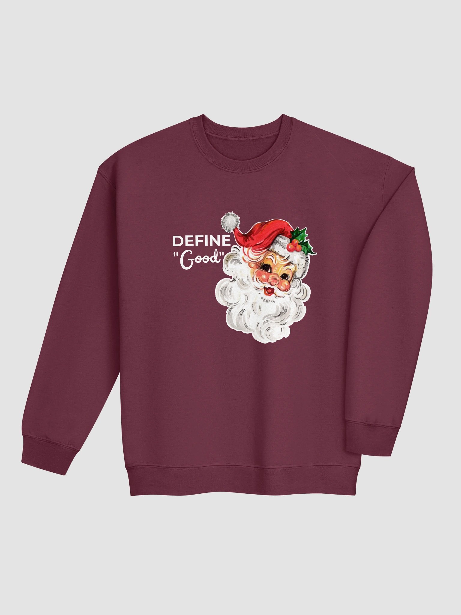 Define Good Moral Lawgiver Christmas Graphic Crewneck Sweatshirt product image (4)