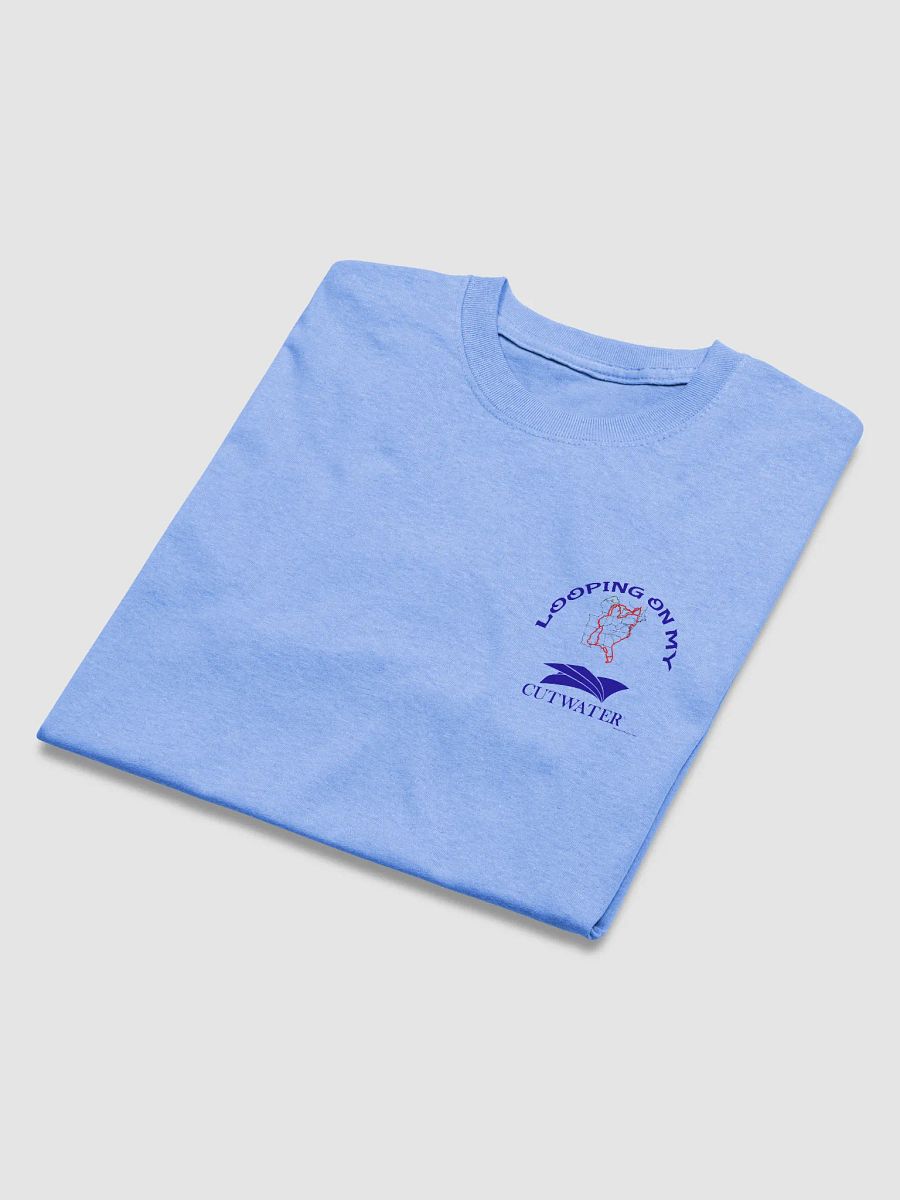 Looping On My Cutwater - T-Shirt - Light Shirt w/Blue Logo product image (3)