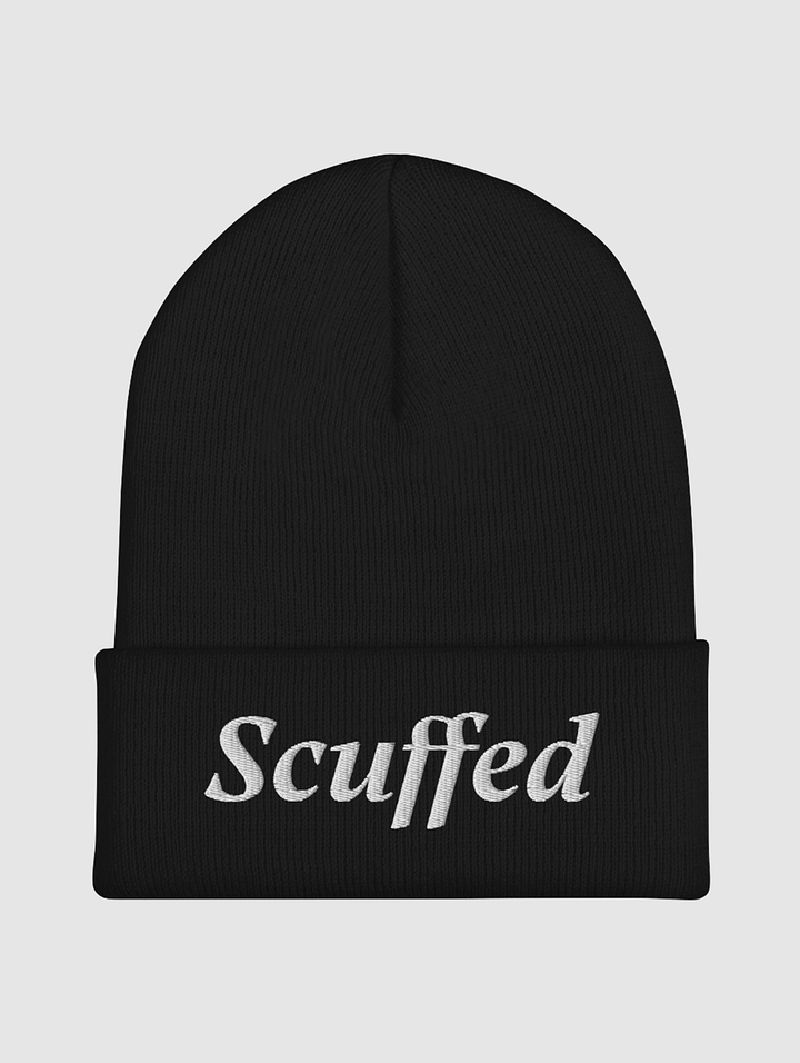 Cuffed and Scuffed Beanie (Black) product image (2)