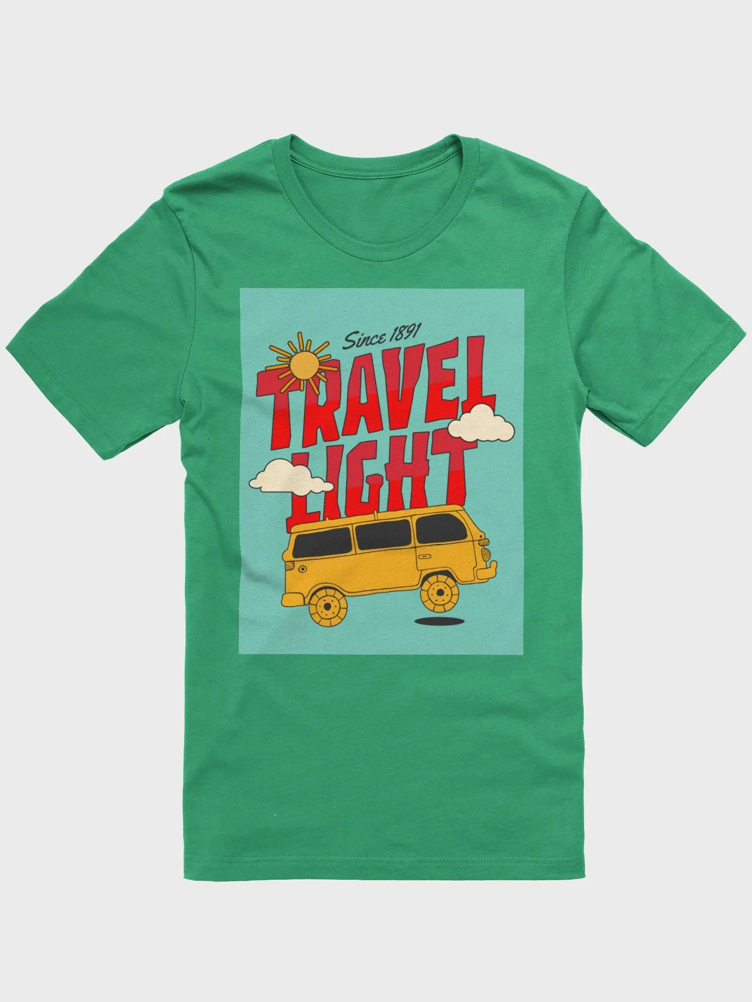 Travel Light T Shirt product image (5)