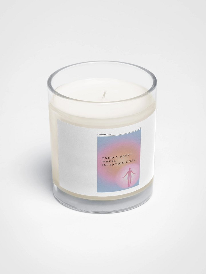 Energy Flows Where Intention Goes Candle product image (2)