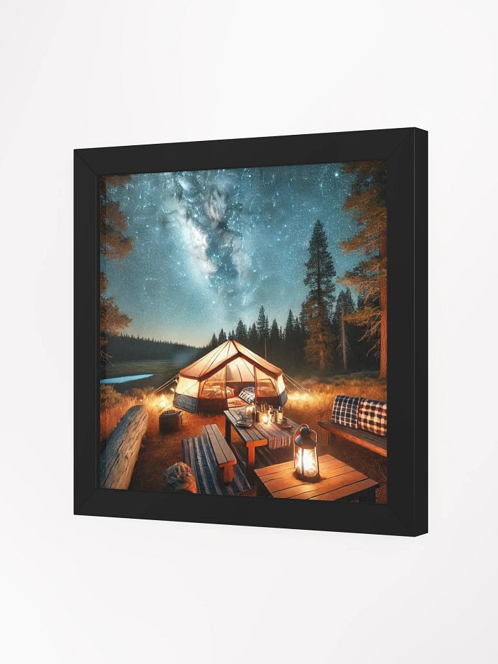 Starry Night Camping Framed Poster product image (20)