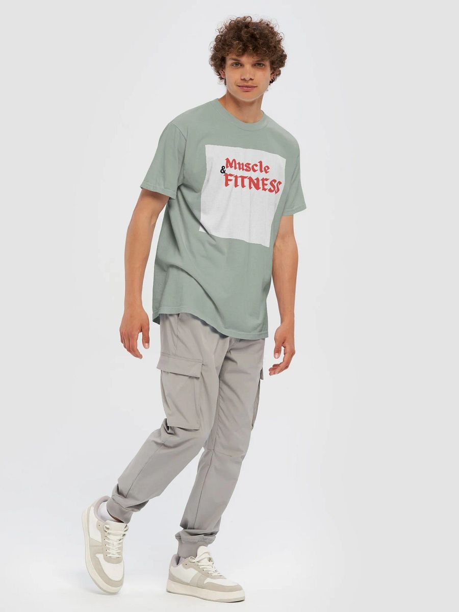 Man T-Shirt Muscle & Fitness Garment-Dyed Heavyweight product image (7)