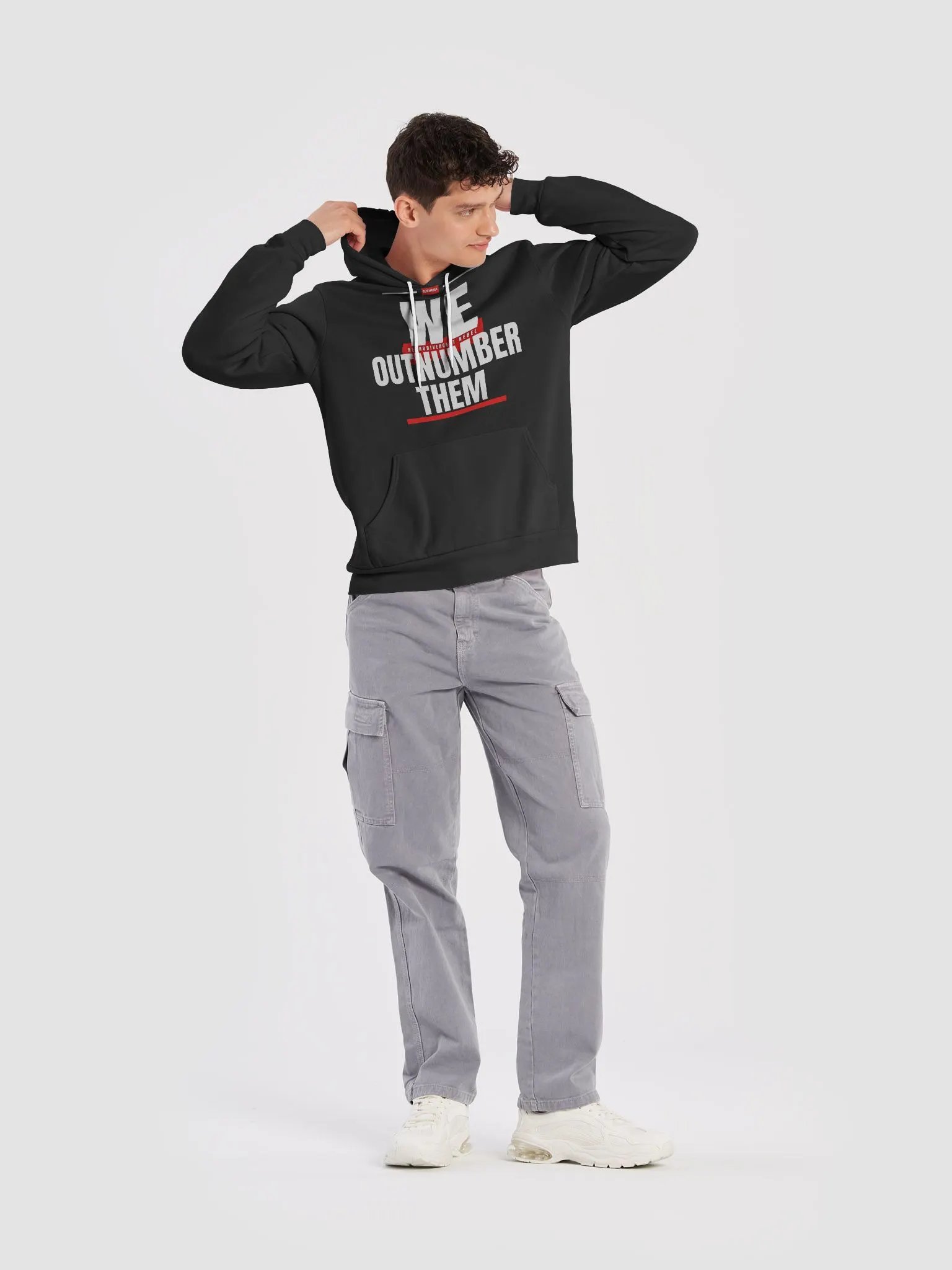 NeuroDivergent Rebel - We Outnumber Them Super Soft Hoodie product image (10)