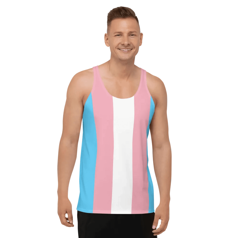 Trans Pride Flag - All-Over Print Tank product image (8)