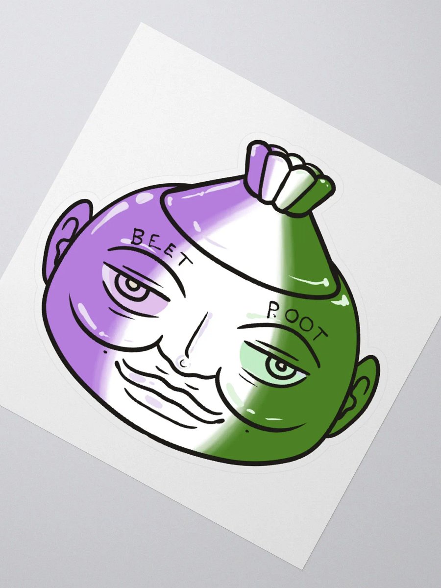 Genderqueer Poot bubble free stickers product image (3)
