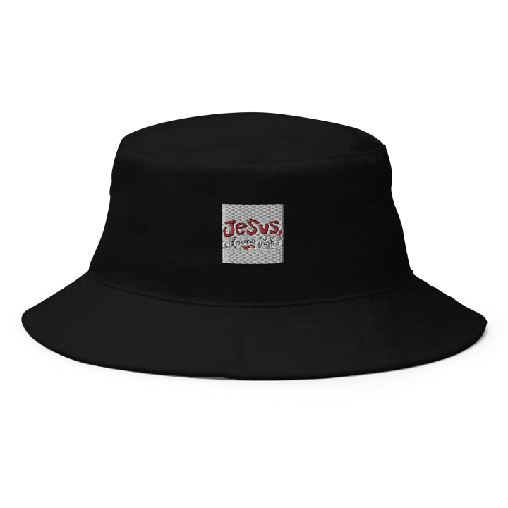 Jesus Loves Me Capstone Denim Bucket Hat product image (1)