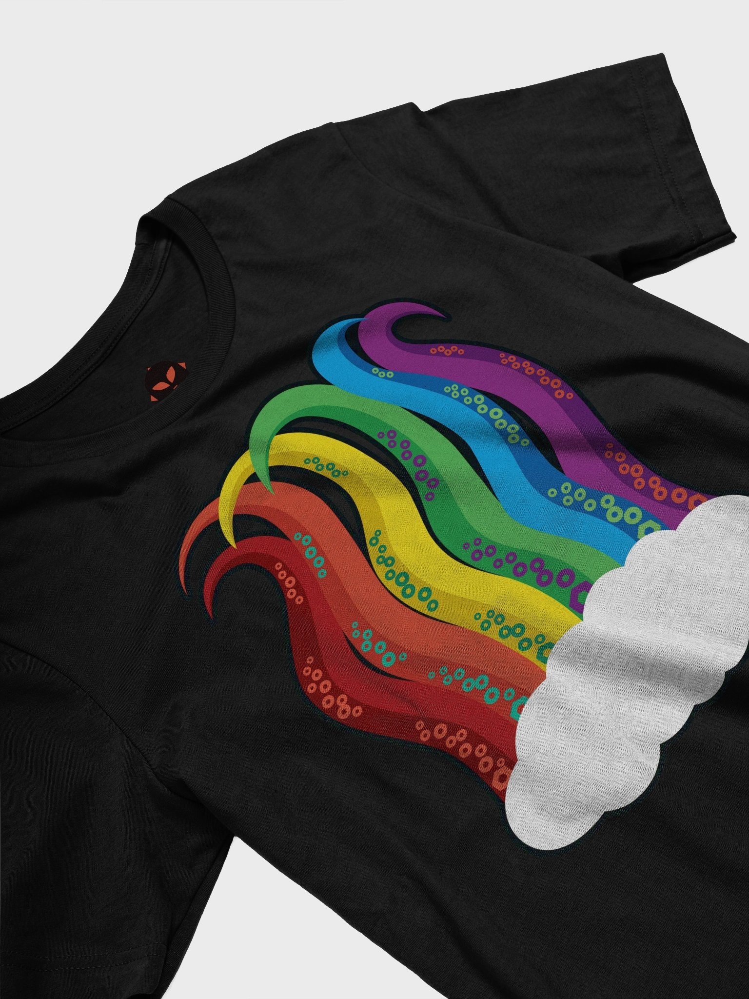rainbow tentacles of kthulhu shirt product image (1)