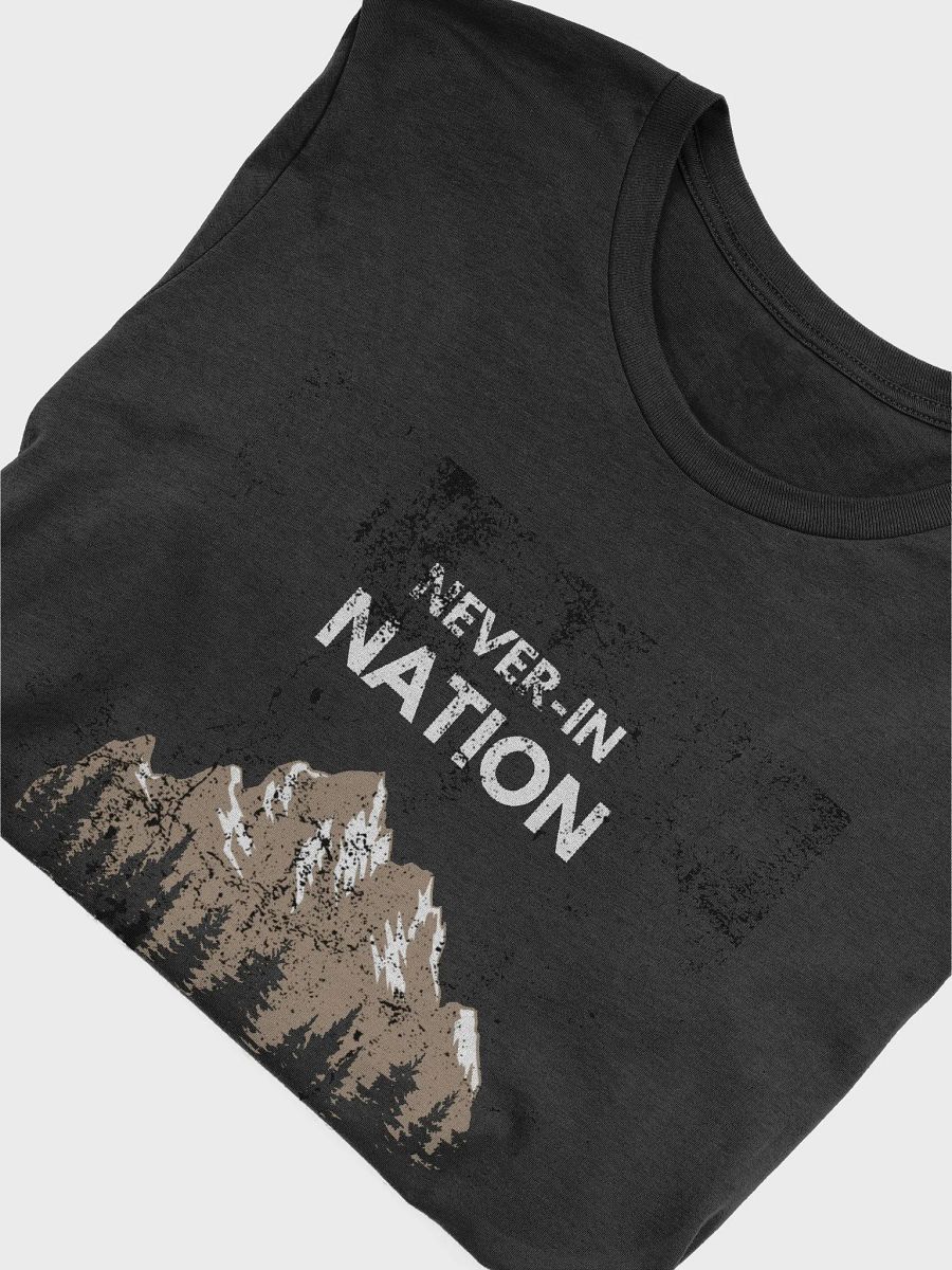 Never in nation. Weathered - Black Shirt product image (5)