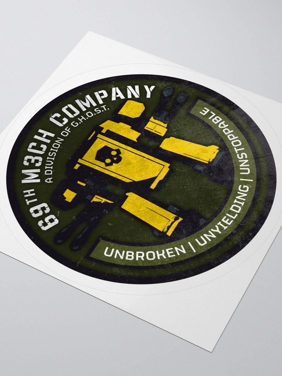69th M3CH Company Textured Sticker product image (3)