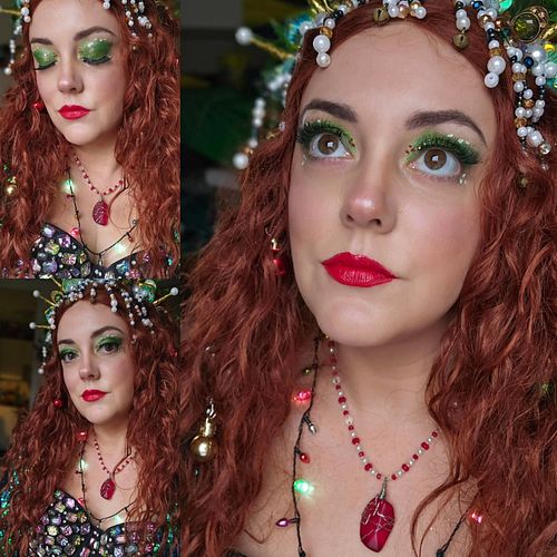 I had a really good makeup day and needed to share the proof. 🌟🌟🌟🌟 Was getting ready for a special fishmas event over at @glo...