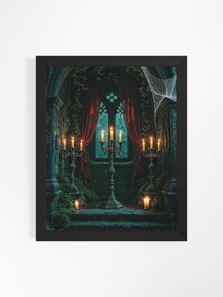 Gothic Window Ambiance Framed Print product image (6)