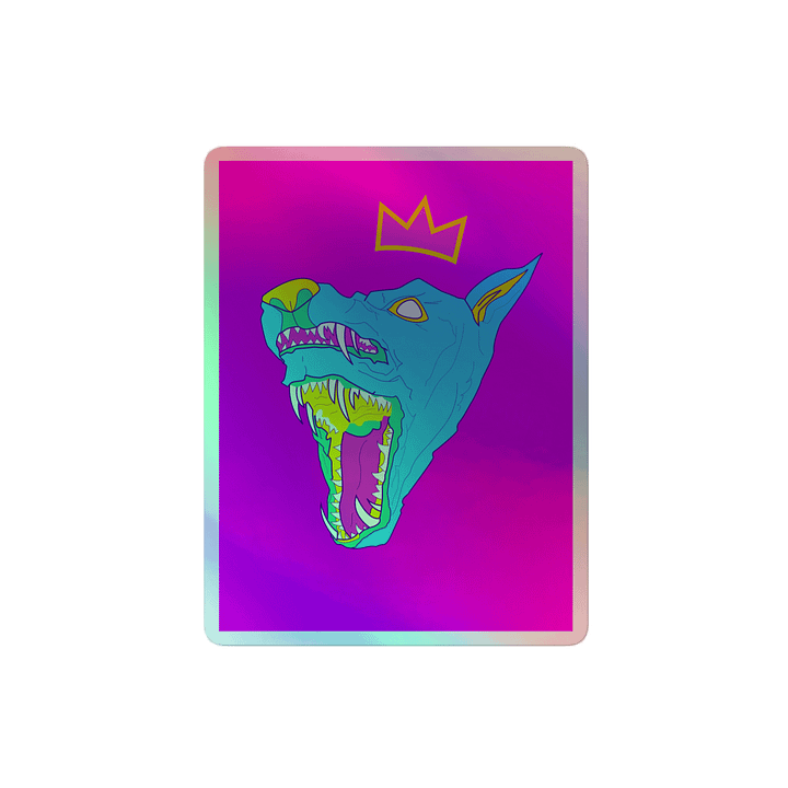 Pride holo sticker pink product image (2)