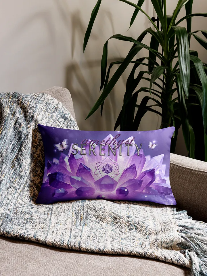 Amethyst Healing Grid Pillow product image (1)