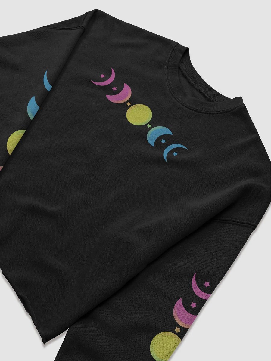 Phasing Through the Moon Pansexual Crop Sweatshirt product image (5)