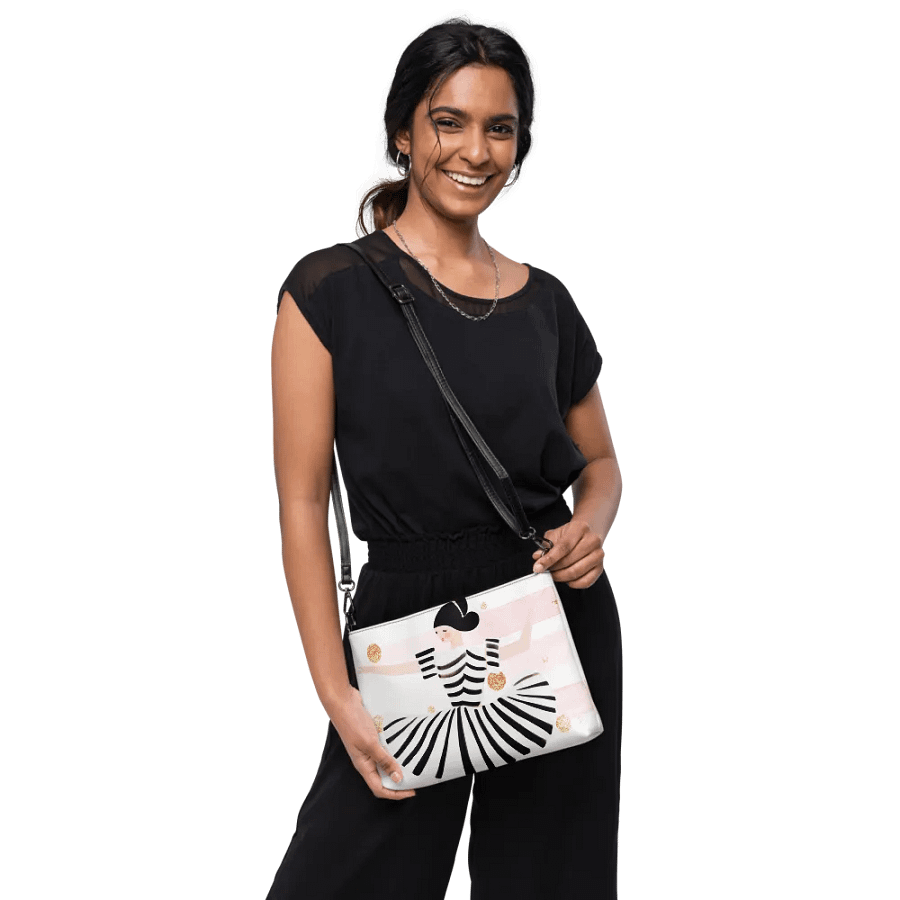 'Dancing Pretty' Striped Chic Crossbody Bag product image (3)
