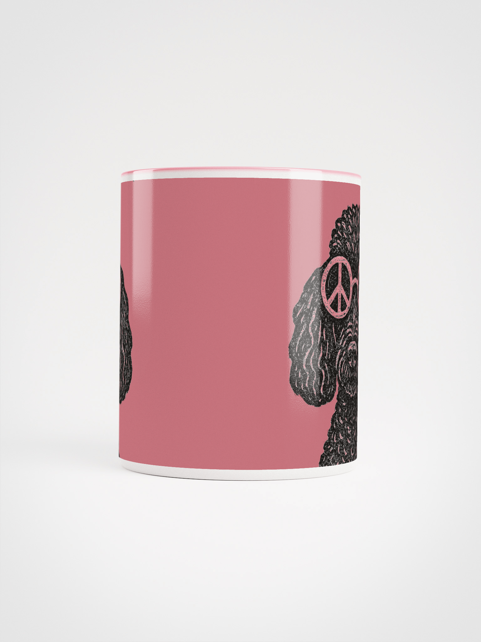 poodles for peace mug product image (5)