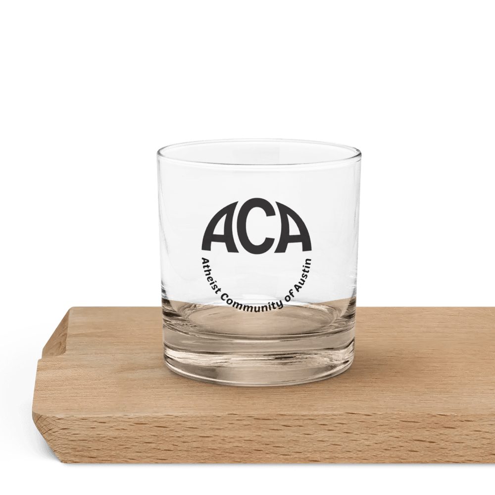 The Atheist Community of Austin Rocks Glass product image (5)
