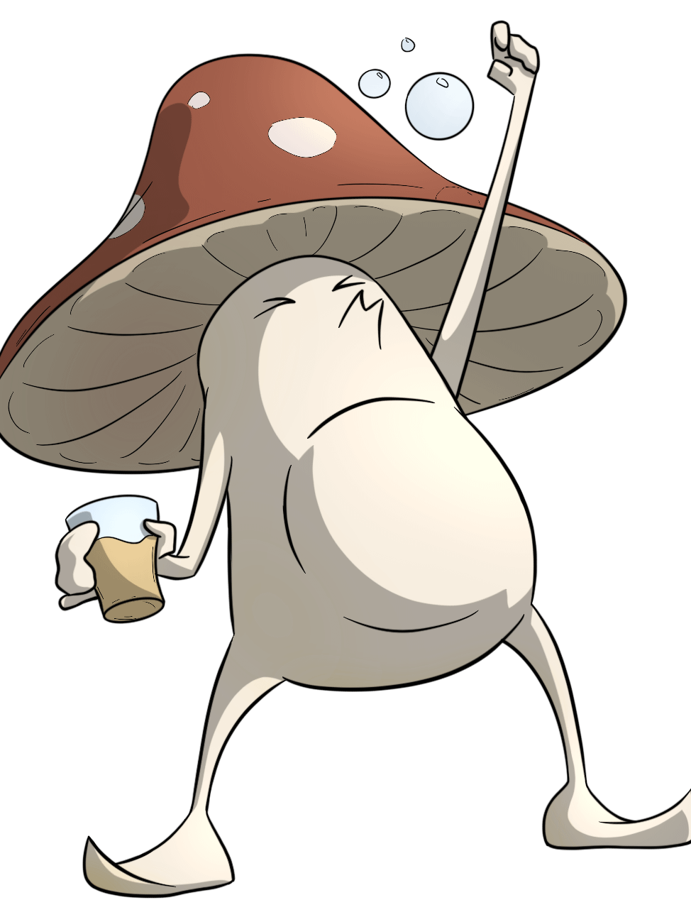 Drunk Mushroom 2” Sticker product image (1)