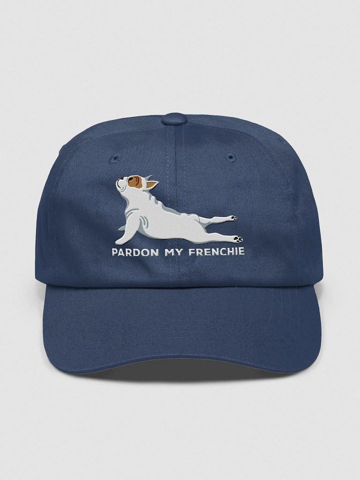 Pardon My Frenchie Classic Dad Hat(Embroidered) of a French Bulldog(Pied) product image (25)